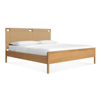 Over-Under Bed in White Oak - Angle 1