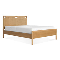 Over-Under Bed in White Oak - Angle 1