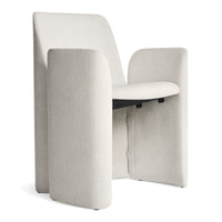 Parentheses Chair in Sylvan Bone - Angle 4