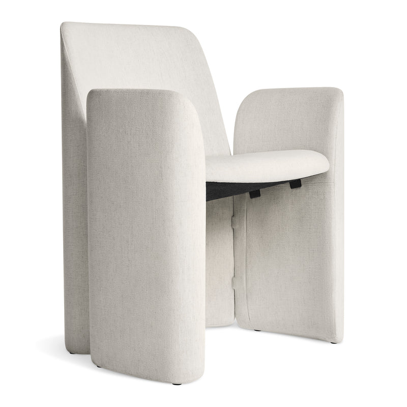 Parentheses Chair in Sylvan Bone - Angle 1