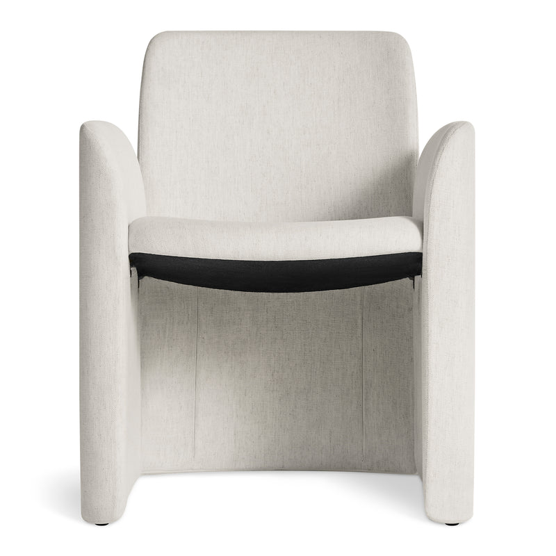 Parentheses Chair in Sylvan Bone