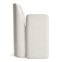 Parentheses Chair in Sylvan Bone - Angle 5