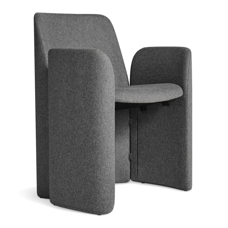 Parentheses Chair in Gabro Grey - Angle 1