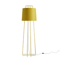Perimeter Floor Lamp in Ochre - Angle 1
