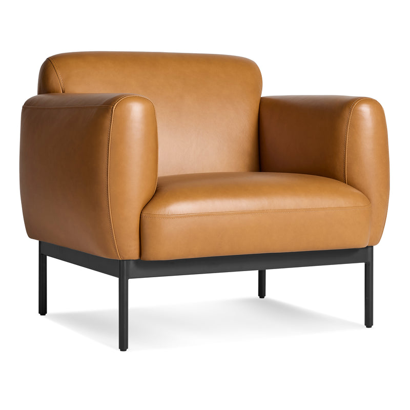 Puff Puff Lounge Chair in Canyon Leather