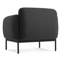 Puff Puff Lounge Chair in Maharam Meld in Panda - Angle 5