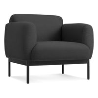 Puff Puff Lounge Chair in Maharam Meld in Panda - Angle 4