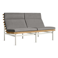 Perch Outdoor 2 Seat Sofa in Toohey Charcoal - Angle 2