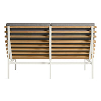 Perch Outdoor 2 Seat Sofa in Toohey Charcoal - Angle 6