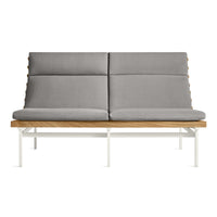 Perch Outdoor 2 Seat Sofa in Toohey Charcoal - Angle 1