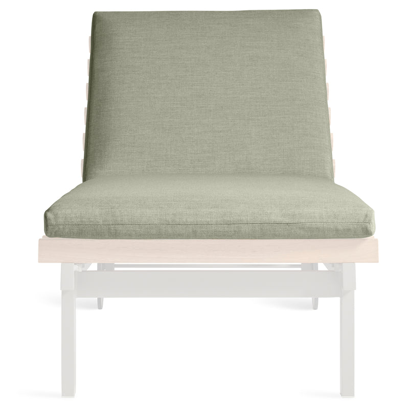 Perch Outdoor Sun Lounger Replacement Cushion in Sunbrella Oasis - Angle 1
