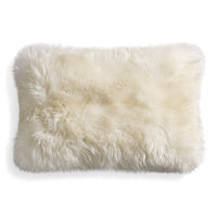 Signal 20" x 13" Lumbar Pillow in Sheepskin - Angle 1