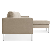 Paramount 62&quot; Sofa with Chaise in Sanford Oatmeal - Angle 2