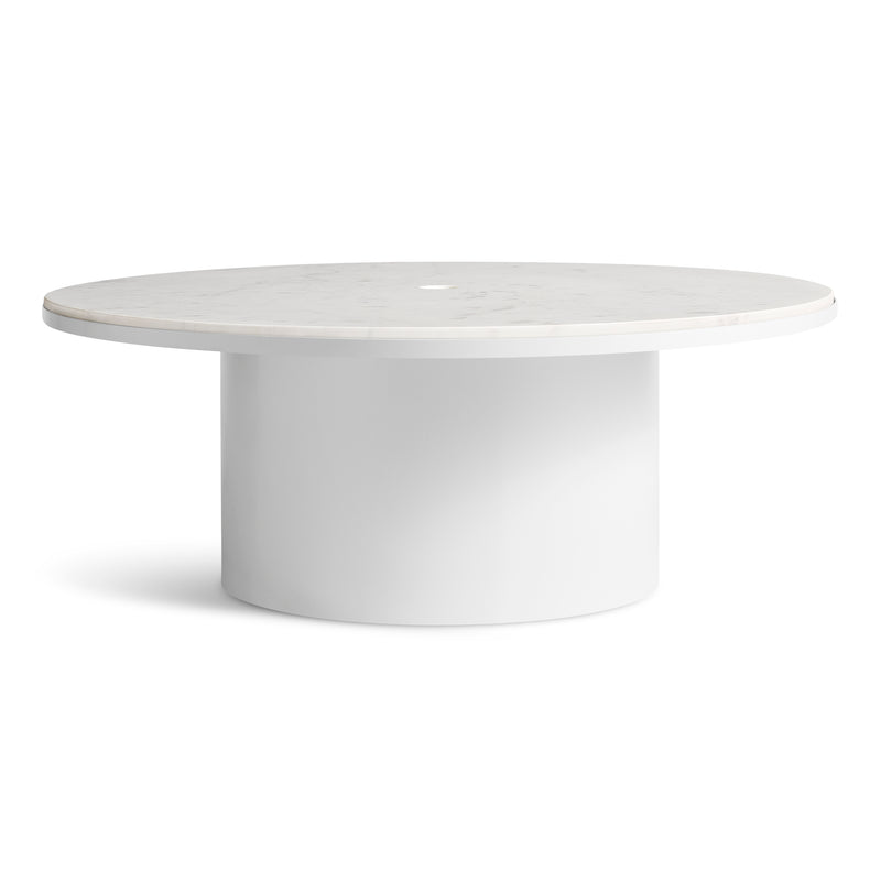 Plateau Coffee Table in White - Angle 1