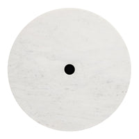 Plateau Side Table in White - Angle 5