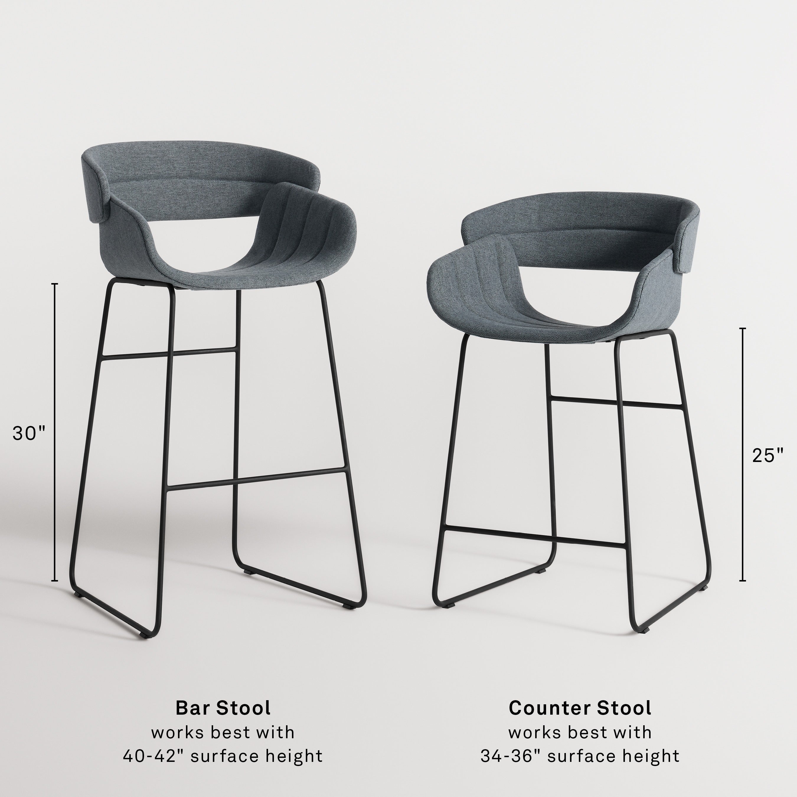 ラウンドスツール ブルー・ベルベット グラムスタイル Racer Stool | Blu Dot