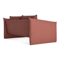 Softmore 74" Sofa in Maharam Mode in Caramelized - Angle 4