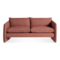 Softmore 74" Sofa in Maharam Mode in Caramelized - Angle 1