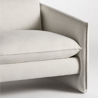 Softmore 96&quot; Sofa in Sylvan Bone - Angle 6