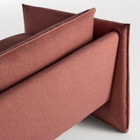 Softmore 74" Sofa in Maharam Mode in Caramelized - Angle 6
