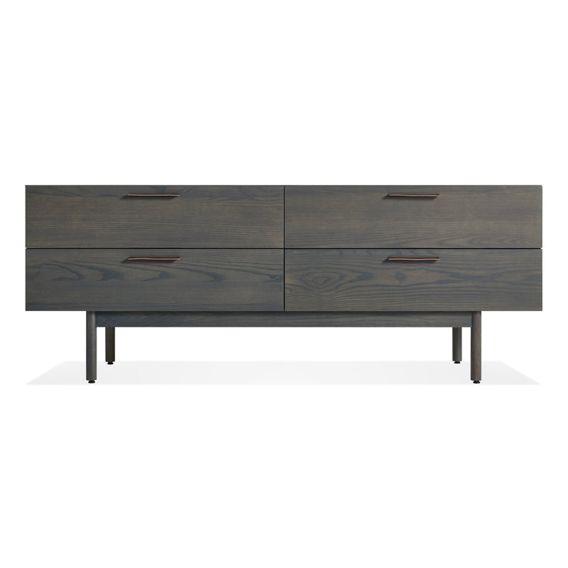 Shale 4 Drawer Dresser in Smoke - Angle 1