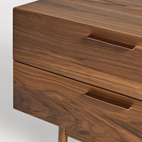 Shale 4 Drawer Dresser in Walnut - Angle 6