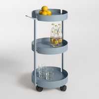 Scoots McGee Cart in Grey Blue - Angle 5