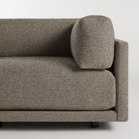 Sunday 102" Sofa in Sanford Black - Angle 9