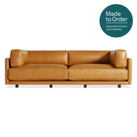 Sunday 102&quot; Sofa in Canyon Leather - Angle 1