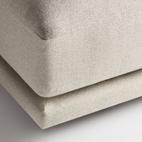 Sunday Small Sofa with Chaise in Sanford Linen - Angle 9