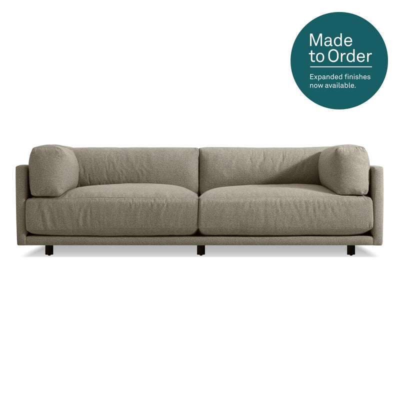 Sunday 102" Sofa in Sanford Black
