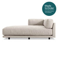 Sunday Chaise in Sanford Linen - Angle 1