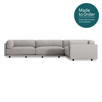 Sunday L Sectional Sofa in Agnew Grey - Angle 1