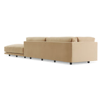 Sunday Long and Low in Camel Velvet - Angle 5