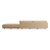 Sunday Long and Low in Camel Velvet - Angle 6