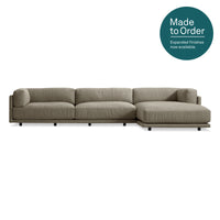 Sunday Sofa with Chaise in Sanford Black - Angle 1