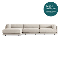 Sunday Sofa with Chaise in Sanford Linen - Angle 1