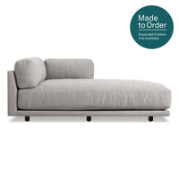 Sunday Chaise in Agnew Grey - Angle 1