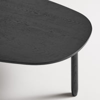 Swole Coffee Table in Black on Ash - Angle 7
