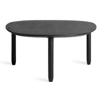 Swole Coffee Table in Black on Ash - Angle 4