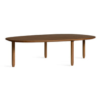 Swole Coffee Table in Walnut - Angle 2