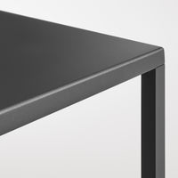 Strut 75” Large Outdoor Table in Carbon - Angle 5