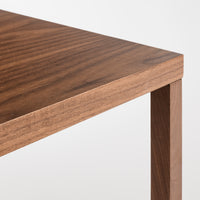 Strut Wood Console Table in Walnut - Angle 6