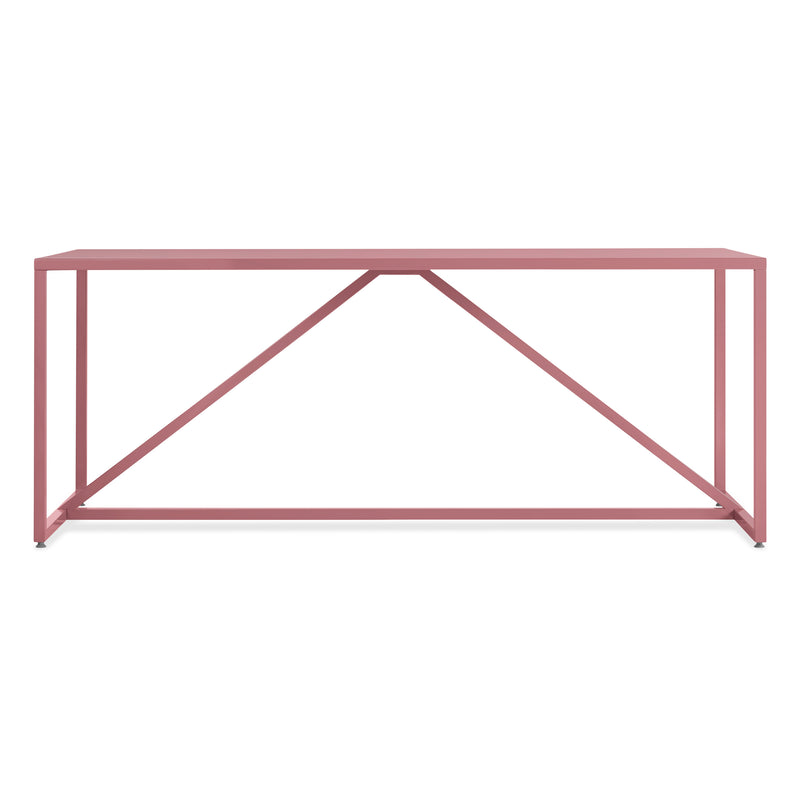 Strut 75" Dining Table in Berry - Angle 1