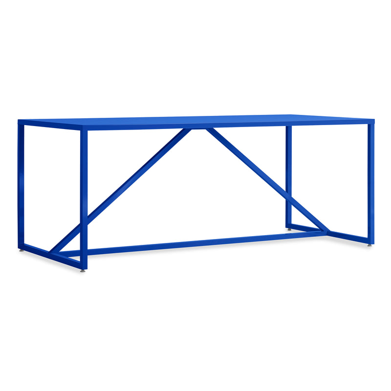 Strut Dining Table in Cobalt - Angle 2