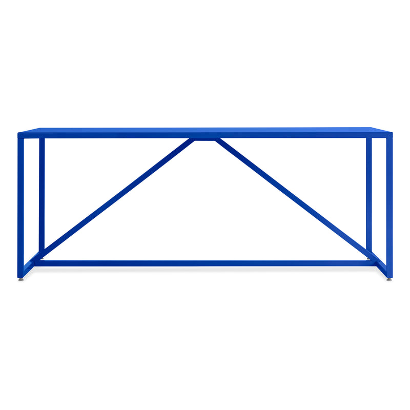 Strut Dining Table in Cobalt - Angle 1