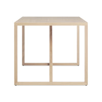 Strut 75" Wood Dining Table in Whitewashed Ash - Angle 6