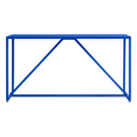 Strut 56" Dining Table in Cobalt - Angle 1
