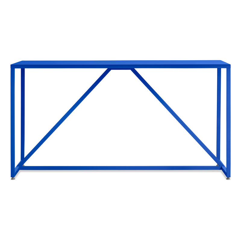 Strut 56" Dining Table in Cobalt - Angle 1