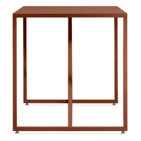 Strut 56" Dining Table in Rust - Angle 5